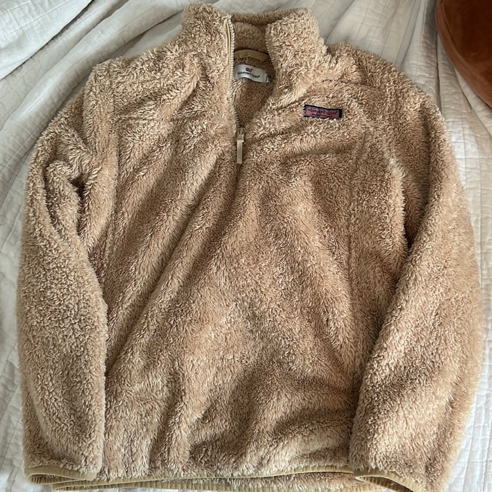 vineyard vines teddy fleece